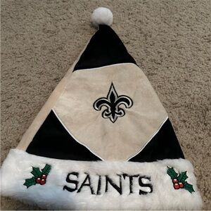New Orleans Saints Holiday Santa Hat